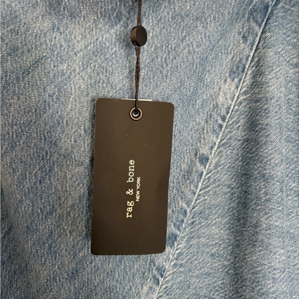 rag & bone Asymmetrical Denim Skirt - Blue - Picture 7 of 12